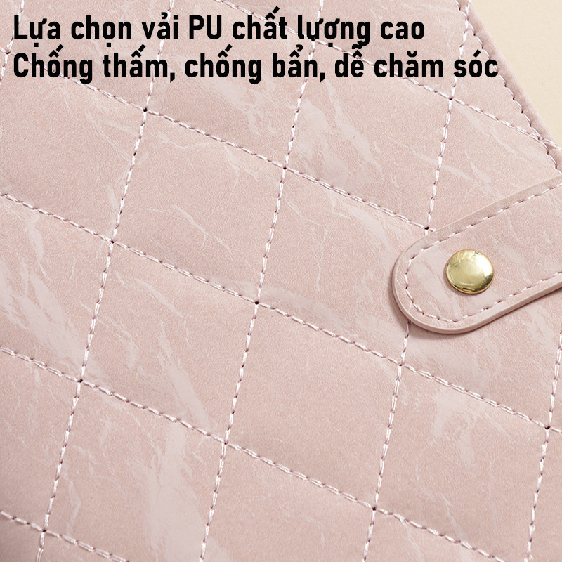 Sổ Tay Trang Sức Da PU Nhiều Ngăn - Túi Trong Suốt Đựng Nhẫn, Vàng, Dây Chuyền, Sang Trọng, Dùng Cho Nữ