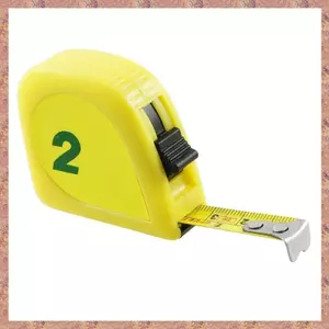 Viên kim loại đo thước dây 2M 6FT màu vàng (R F C V)
