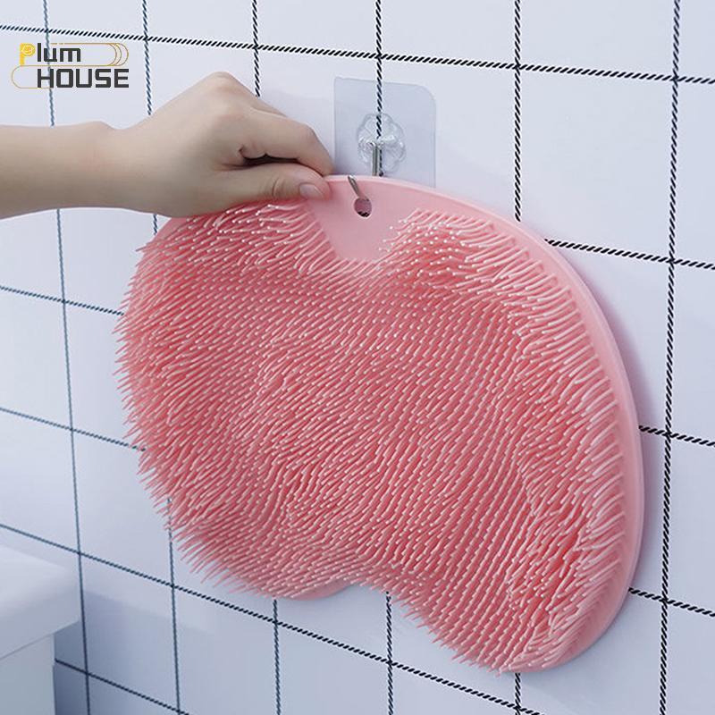 PlumHOUSE Massage Thảm Lưng Cạp Bàn Chải Làm Sạch Tắm Chân Bụi Rửa Thảm Hút Tường Thảm Chà Chân Tay Tắm Toàn Thân VN