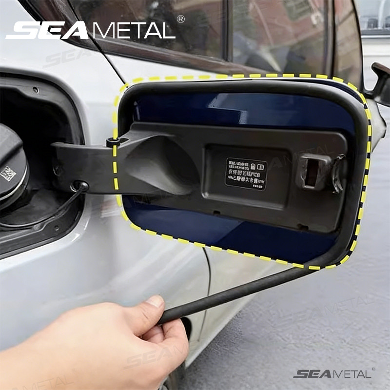 SEAMETAL Ô Tô Bình Nhiên Liệu Nắp Niêm Phong Dải Tự Dính Chống Thấm Nước Cổng Sạc Bao Niêm Phong Vòng Chống Bụi Cao Su Đa Năng Weatherstrip
