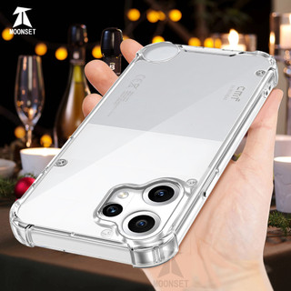 Không có gì CMF Điện thoại 1 / 2 Pro 5G Ốp lưng cứng pha lê trong suốt chống rơi 4 chiếc Vỏ mỏng chống sốc