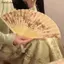 NS Di Động Tay Gấp Quạt Mới Phong Cách Trung Hoa Đạo Cụ Khiêu Vũ Retro Quạt Nam Nữ Lụa Hoa Gấp Quạt NS