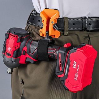 Dụng cụ điện POCKETN Treo thắt lưng, Kẹp đai giữ máy khoan tự khóa phát hành nhanh, Giá đỡ dụng cụ móc nhanh có độ cứng cao tiện lợi Công việc thợ điện