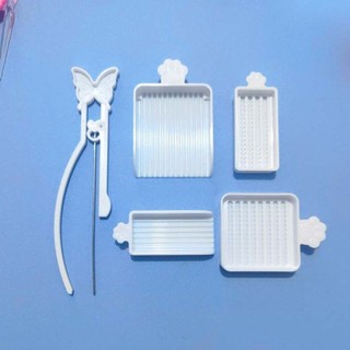 SoulSpace Bộ 3/4/5 Cái Nhíp và Hạt Cầu Chì, Dụng cụ Handmade Hiệu Quả, Khay Chọn Hạt Plastic
