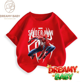 COD✅ (Hồ Chí Minh)DREAMY BABY 2025 Áo thun cotton cho bé BST áo siêu nhân bé trai phong cách