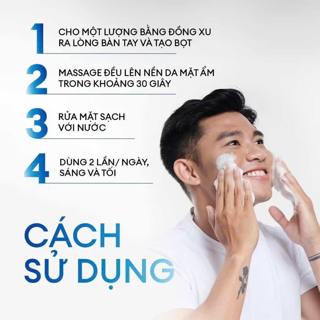 Sữa Rửa Mặt YLAGY Ngừa Mụn Giảm Thâm, Làm Sáng Da, Se Khít Lỗ Chân Lông Tuýp 120ml