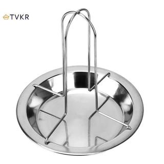 TVKR Rang Nướng Đứng Gà Roaster Giá Bếp Ngoài Trời BBQ Dụng Cụ Thép Carbon Chống Dính Nướng Đĩa Gà OIK