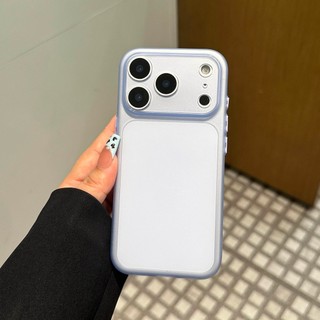 Ốp điện thoại di động bán trong suốt mờ siêu mỏng cho iPhone17 16 15 14 13 12 Pro Max chống sốc bảo vệ camera silicon mềm