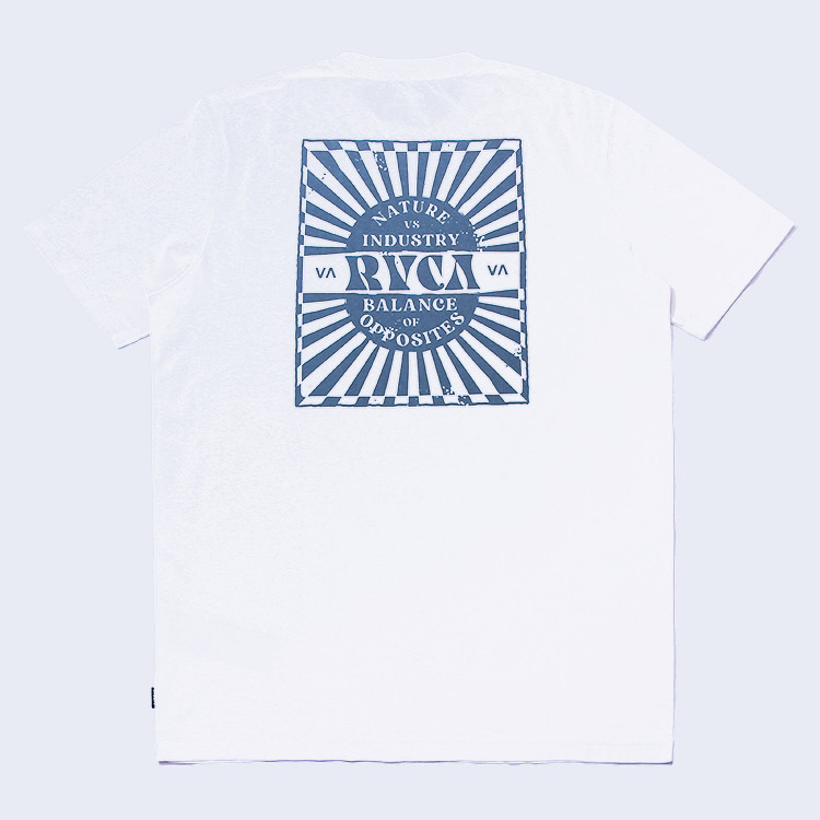 RVCA Thương Hiệu Hợp Thời Trang Nam Cổ Tròn Mềm Mại Tay Ngắn 100% Cotton Cao Cấp 626