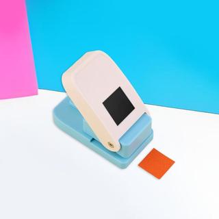 Baosity Square Tab Punch, Đục lỗ nhãn lá rời, Đục lỗ giấy di động cho Notepad