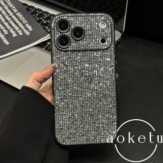 Thích hợp cho vỏ điện thoại Apple 17 Pro iPhone 16 Promax Flash Diamond 15 Light Luxury New Women 's 13 Minimalist Ins Style 14 All Ins Lens Phone Case