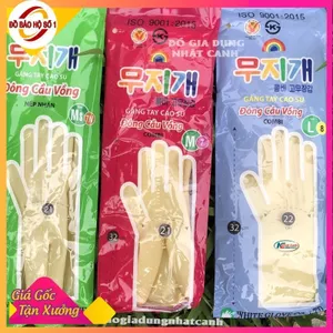 Găng tay cao su ĐÔNG CẦU VỒNG đủ size S, M, L, XL, găng tay cao su rửa chén, rửa bát, găng tay cầu vồng