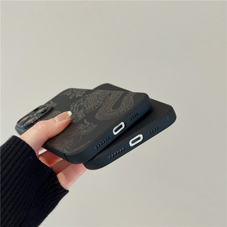 Thời Trang Mờ Đại Bàng Rồng Hoạt Hình Kinh Doanh Ốp Lưng Điện Thoại iPhone 17 16 15 14 13 12 11 Pro Max 7 8 X XR XS 12mini Cover