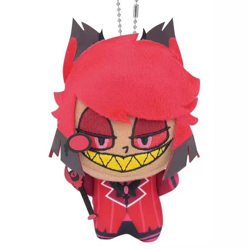 Vox Alastor Hotel 10cm Husk Keychain Doll Valentino Plush Pendants