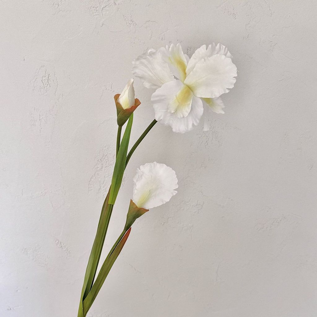 hoa giả trang trí nhà cửa hoa diên vĩ màu dầu nghệ thuật decor phòng khách sang trọng hoa lụa cao cấp đạo cụ chụp ảnh cao 80cm