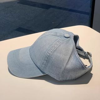 Mũ Bóng Chày Nữ Denim, Phù Hợp Ngoài Trời và Che Nắng