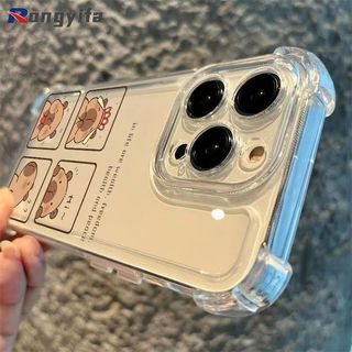 Ốp Điện Thoại Capybara Dễ Thương Cho Realme 16 Pro + 15T 15X 15 14 13 12 11 14X 12 11X 10T 10 10S 9 Pro Plus Lite 9i Pro 5G 4G Vỏ Mềm Trong Suốt Bốn Góc Hoạt Hình