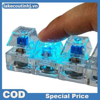 Lu 4Key Bàn Phím Cơ Trục Máy Kiểm Tra Bàn Phím LED Công Tắc Đồ Chơi Keycap Mẫu Để Giảm Căng Thẳng Văn Phòng Chơi Game Móc Khóa Quà Tặng tinhj