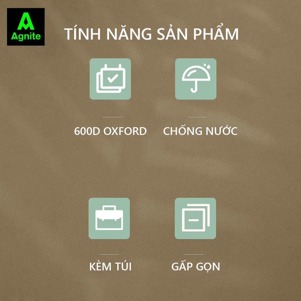Thảm dã ngoại picnic camping Deli Vusign họa tiết gấp gọn - Thảm trải bàn chống thấm nước