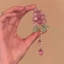 Kẹp tóc tua rua và cổ mũ đội đầu phong cách Trung Hoa với pha lê tím nước nho series Mori - Phụ kiện tóc nữ