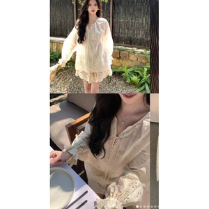 SET ÁO VÀ CHÂN VÁY THÔ HOA YJIA Y26-1112 FREESIZE