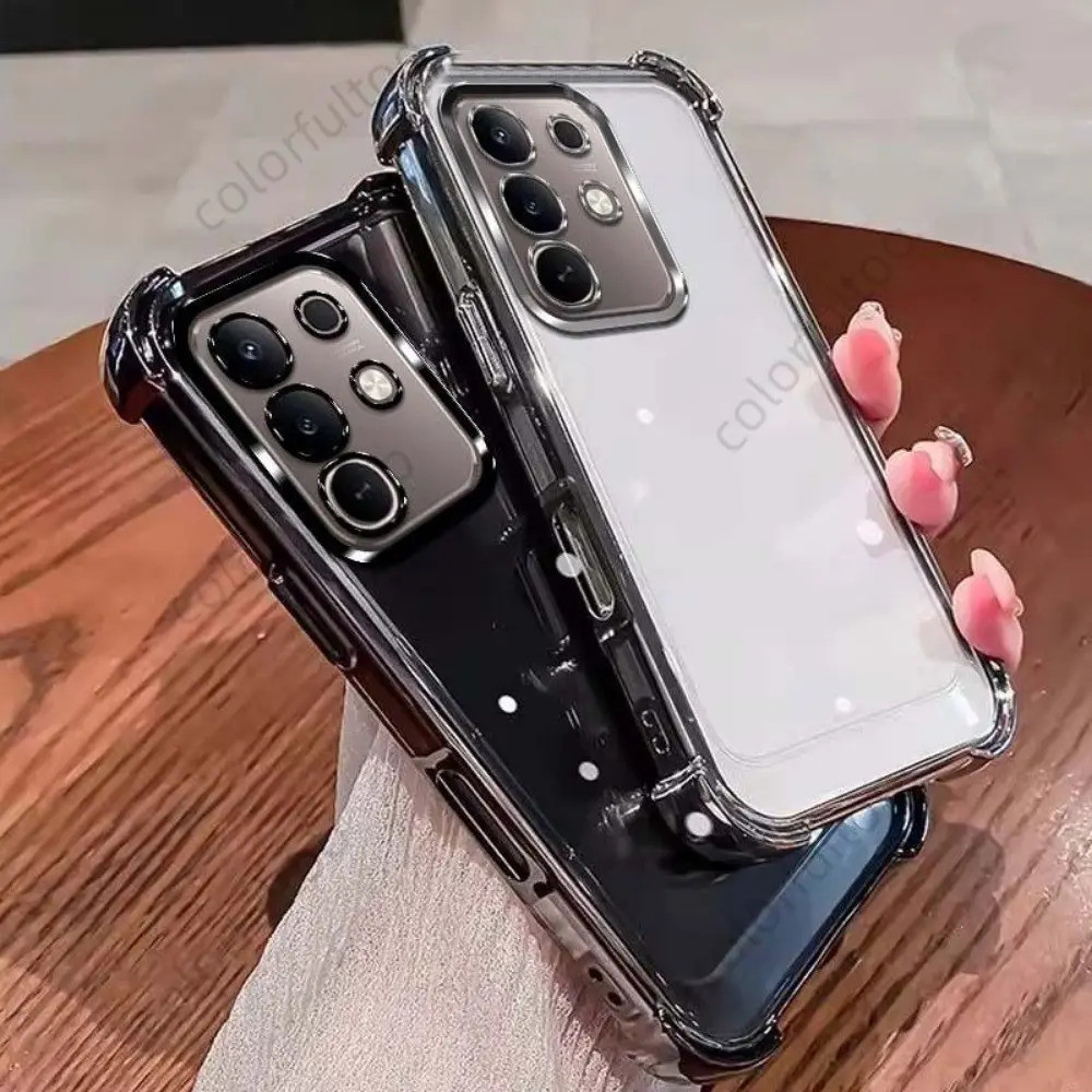 Ốp Màu Trong Suốt Cho Realme C85 5G, Cho Realme C85 Pro C 85Pro và RealmeC85 4G 5G, Ốp Điện Thoại TPU Trong Suốt Mạ Điện, Chống Sốc, Bảo Vệ Và Mềm Mại, Ốp Lưng