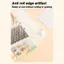GETVOW 10 / 100 Miếng Dán Lập Thể, Sách Tam Giác Tự Dính Bảo Vệ Cạnh Chống Cong, Tấm Bảo Vệ Trong Suốt Chống Cuộn Cho Sổ Tay Trường Tiểu Học Sổ Tay
