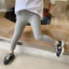 Trẻ Em Mùa Xuân Thu Quần Legging Đức Hai Mặt Nhung Bé Gái Mắt Cá Chân 90-140 Size B4YI