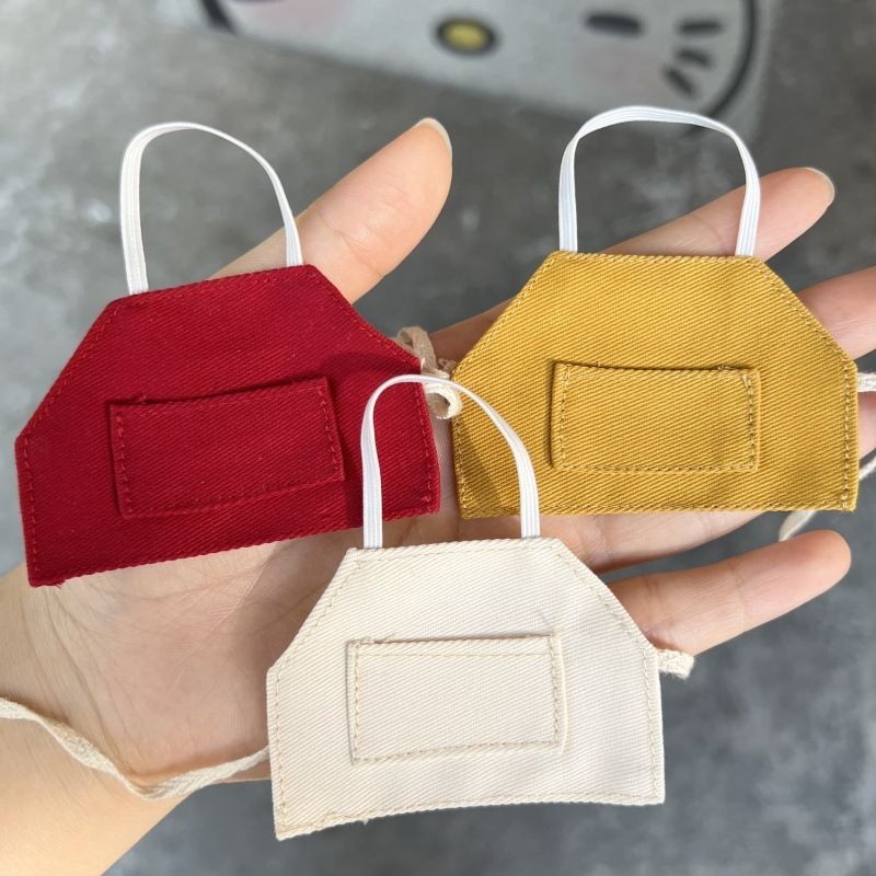 Quần Áo Bé Tạp Dề 10-17cm Quần Áo Bé Tự Mài Gấu Vải Tạp Dề Hợp Thời Trang Chơi KT Mèo Quần Áo Bé Tạp Dề Phụ Kiện