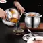 Bình lọc NORDICLLIFE, Nồi lọc dầu lọc đáy nồi lọc dầu 1,5 / 3,5L, Hộp đựng dung tích lớn Nồi dầu bằng thép không gỉ Nhà bếp