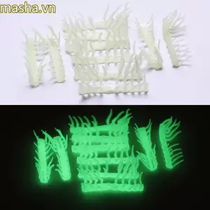 Tôm dụ dạ quang silicon mềm, mồi câu cá biển hiệu quả