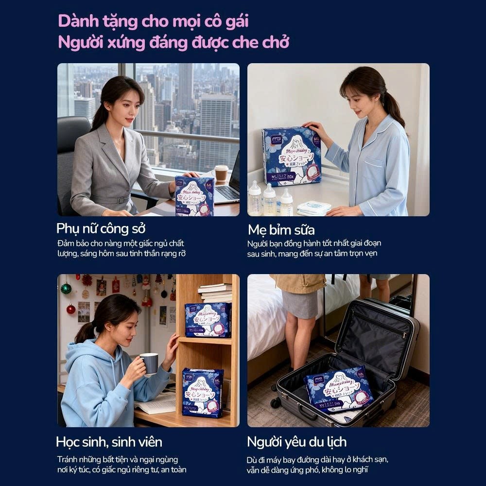 [15 BỊCH 150 MIẾNG GIÁ ƯU ĐÃI] BVS Băng Vệ Sinh Quần Mg Magic Mặt Bông Mềm Mại Thấm Hút Tốt Size M-L/XL-XXL