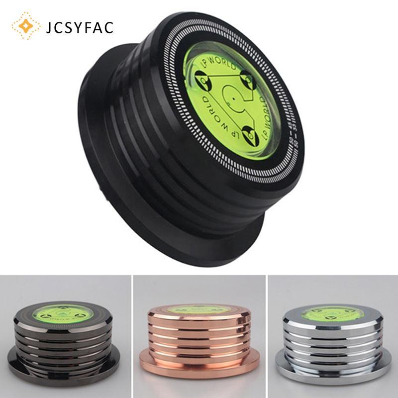 JCSYFAC 50Hz LP Bộ ổn định đĩa Kim loại Bàn xoay Trọng lượng Kẹp Ghi máy nghe nhạc Phụ kiện mới