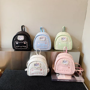 Kitty Bé Trai Bé Gái Ba Lô Hoạt Hình Bé Trai Bé Gái Ba Lô Du Lịch Phiên Bản Hàn Quốc Phong Cách Mới Trẻ Em Đi Học