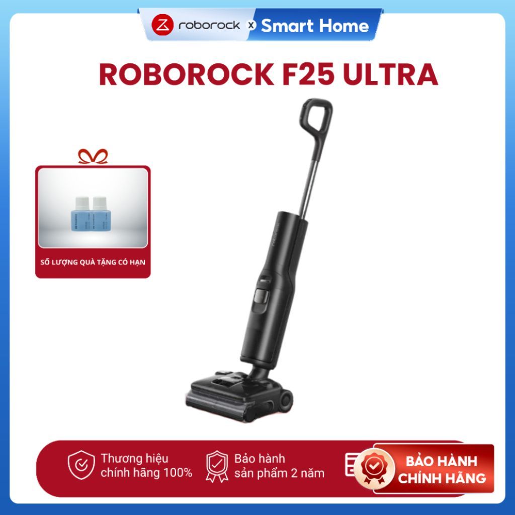 Máy hút bụi lau nhà cầm tay Roborock F25 Ultra| Lực hút 22 000Pa | Bảo hành 24 tháng