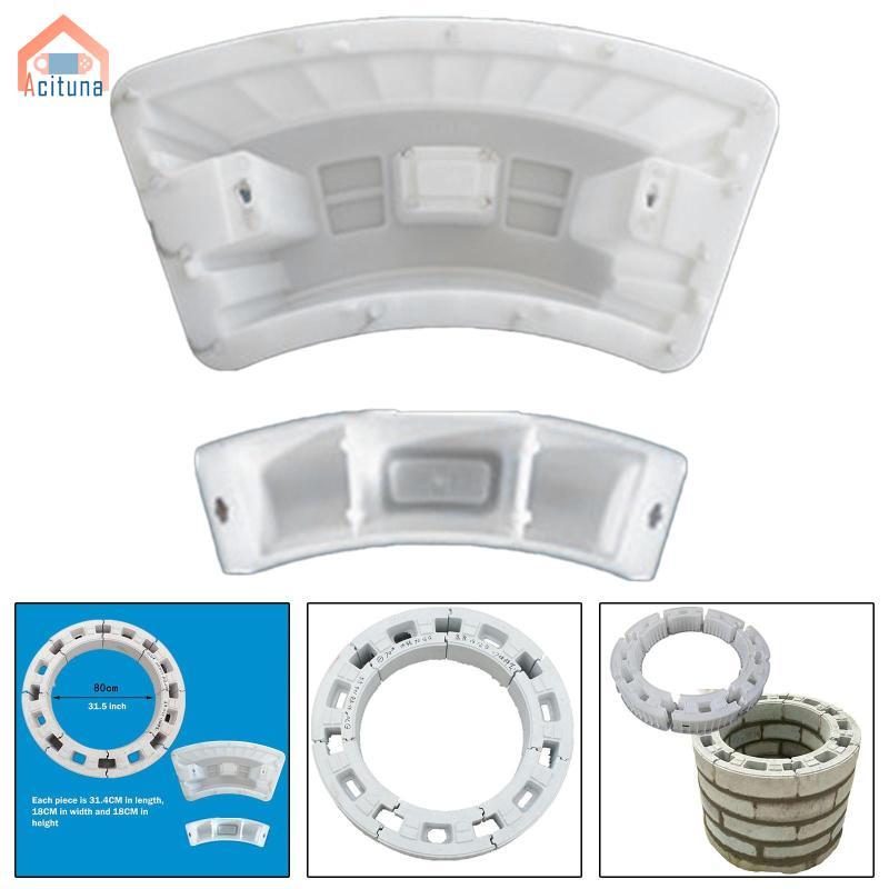 DIY Trục Tường Tròn Khối Bê Tông Khuôn Nhựa ABS Hàng Rào Xi Măng Ván khuôn Con Đường Máy Làm Vườn Ngoài Trời Và Cảnh Quan Sử Dụng