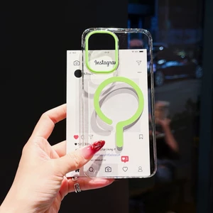 Dành Cho Oneplus ace6 Ốp Lưng Điện Thoại Mới Trong Suốt Từ Tính Chống PC Cứng 13 Từ Tính Cao Cấp Ace5 / 15 Mỏng Nhẹ Bảo Vệ