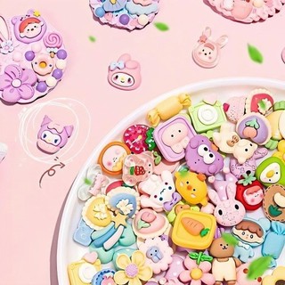 Bộ Đồ Trang Trí Hoạt Hình Cute Đa Màu Ngẫu Nhiên, Đa Dụng, Lý Tưởng Cho Thủ Công, Trang Trí Nhà Cửa, Sổ Tay