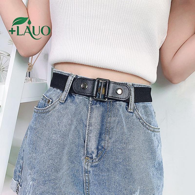 Thắt lưng thun co giãn dành cho cả nam và nữ, không gây gồ ghề khi mang với quần jeans