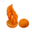 Poyingtis 3d In Hình Citrus Fidget Đồ Chơi Giảm Căng Thẳng – Bóng Xích Xoắn Ốc Có Thể Mở Rộng Chuyển Động Mịn Màng Thiết Kế Chanh Cam Thực Tế Để Tập Trung Giảm Lo Âu