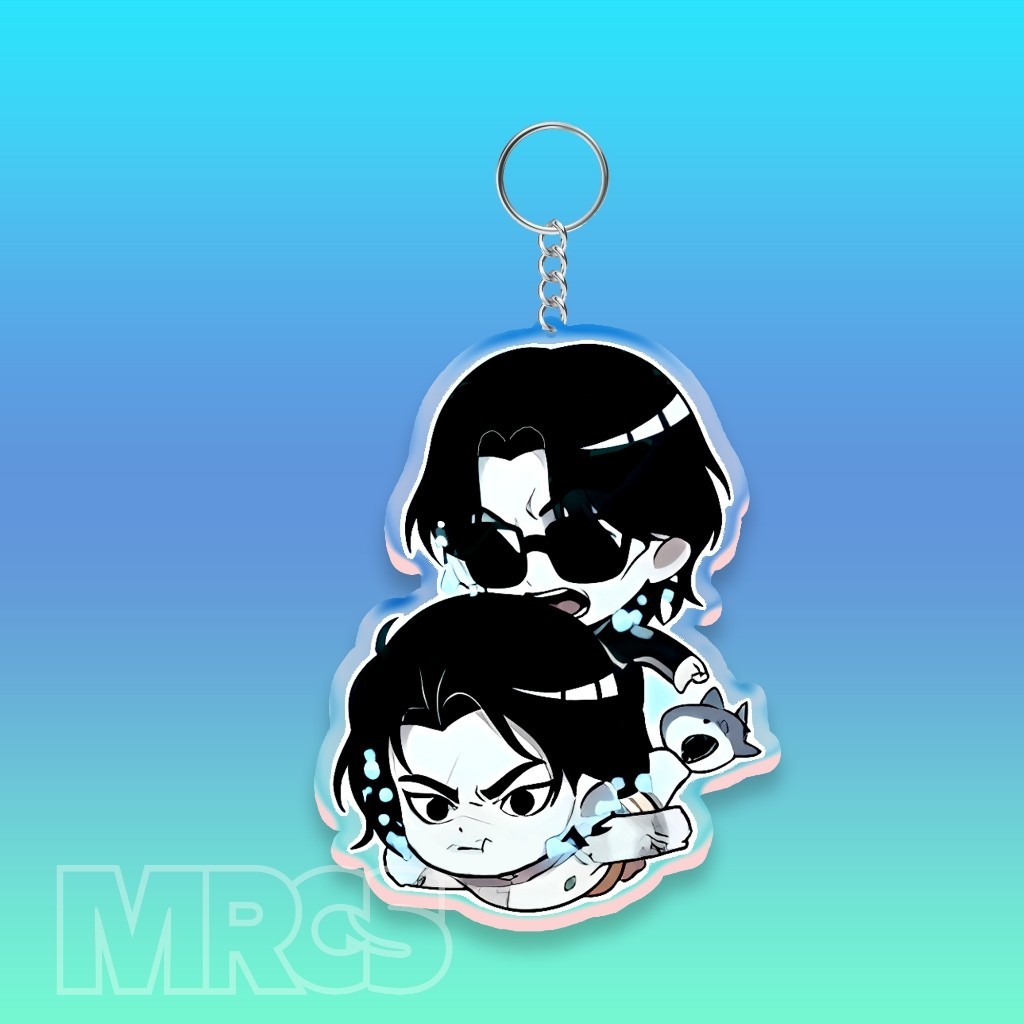 gantungan kunci  manhwa lookism the summer in busan / ganci chibi lookism summer version