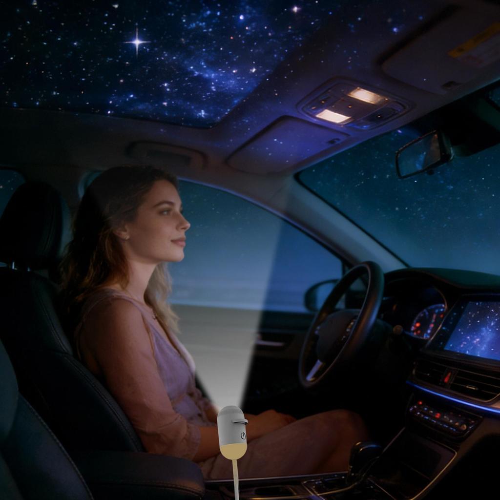 Máy chiếu sao có thể sạc lại USB, Máy chiếu đèn ngủ Galaxy Sky, Đèn trang trí xung quanh LED