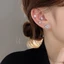 Thời trang kẹp tai nữ không xuyên tai, thiết kế nam châm sang trọng với đá giả kim cương