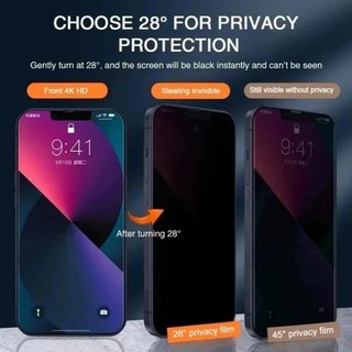 Kính cường lực tự dán chống nhìn trộm có khung tự dáncho iPhone 16 17 15 14 13 12 11 Pro Max XS XR XSMAX 6S 7 8 Plus SE