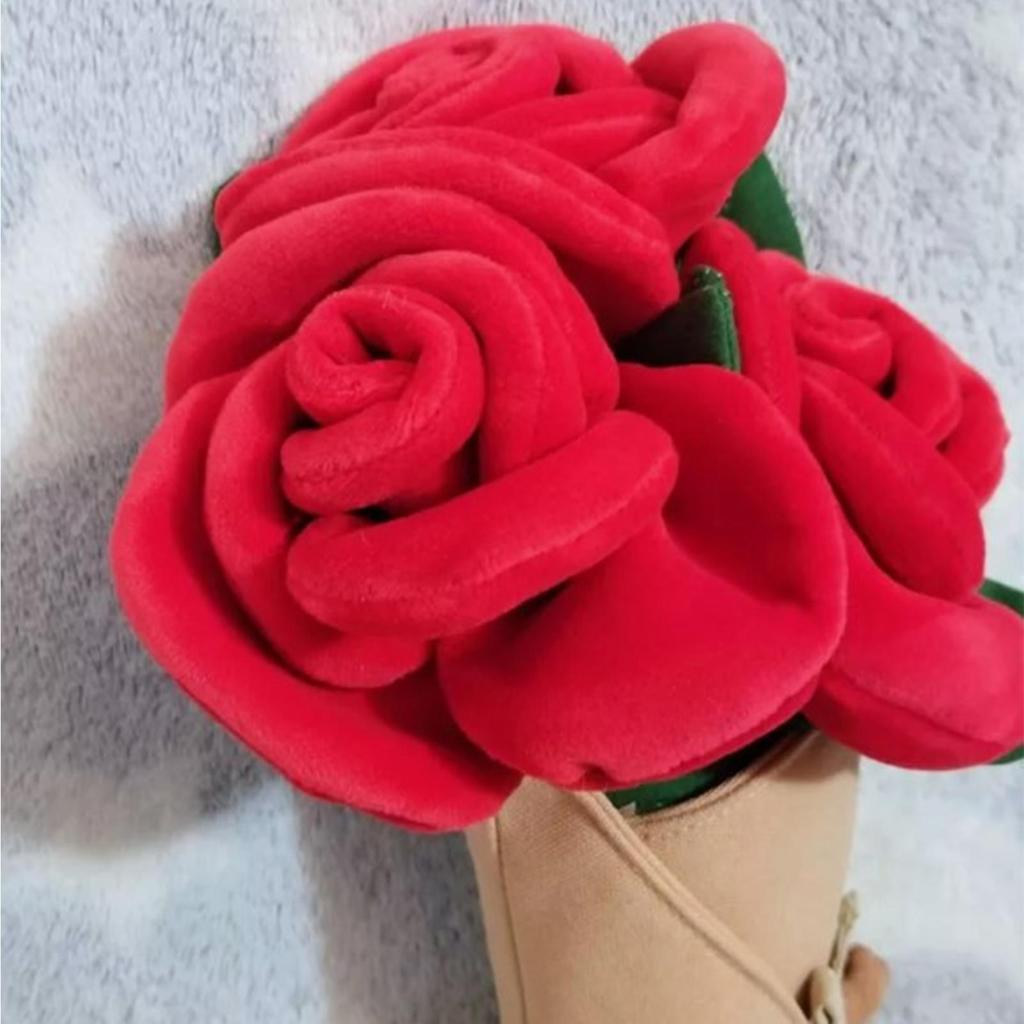 Rose Bouquet Plush Soft Forever Roses Valentines Plush Toys Valentine's Day Plush Toys For Kids Family Friends junlavn