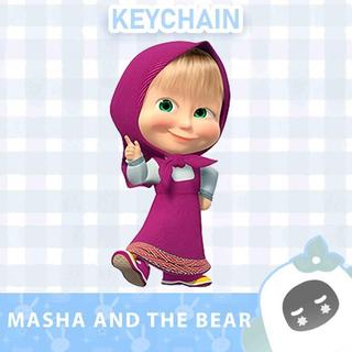 Ganci / Gantungan Kunci Akrilik  MASHA AND THE BEAR - 1