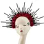 Băng đô vòng hoa hồng SHUPUN, Băng đô vương miện hoa Gothic Gothic DIY, Thời trang phong cách cổ điển Mũ đội đầu đám cưới Vương miện Băng đô cô dâu Spiked Trang phục Halloween