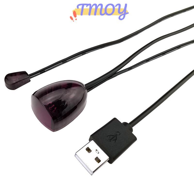 Bộ chuyển đổi USB TMOY IR Bộ mở rộng từ xa hồng ngoại Bộ thu lặp Bộ phát Emmiter Áp dụng cho tất cả các thiết bị điều khiển từ xa TMOY