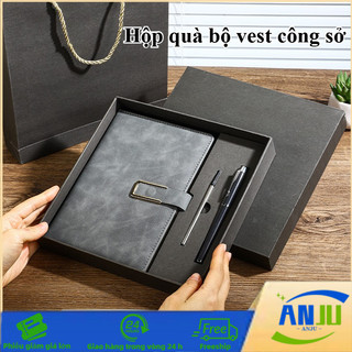 Bộ Bút Máy Sổ Tay Kinh Doanh A5 Quà Tặng Cao Cấp Cho Nhân Viên Nhân Dịp Sinh Nhật, Tốt Nghiệp Hoặc Khai Trương