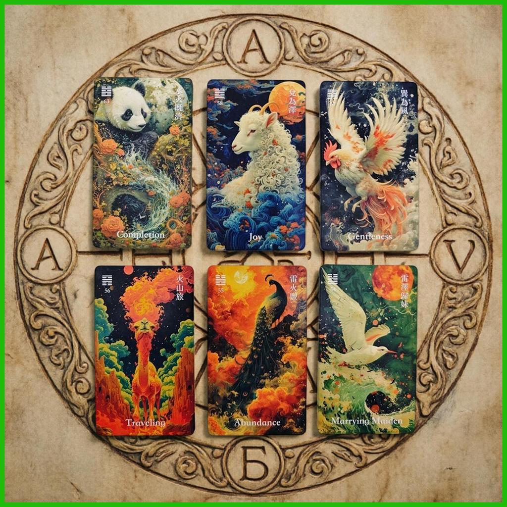 Oracle Decks Trò chơi bảng truyền cảm hứng Biểu hiện Thẻ Oracle dành cho sự nghiệp Tiệc sinh nhật tốt nghiệp saixit2vn